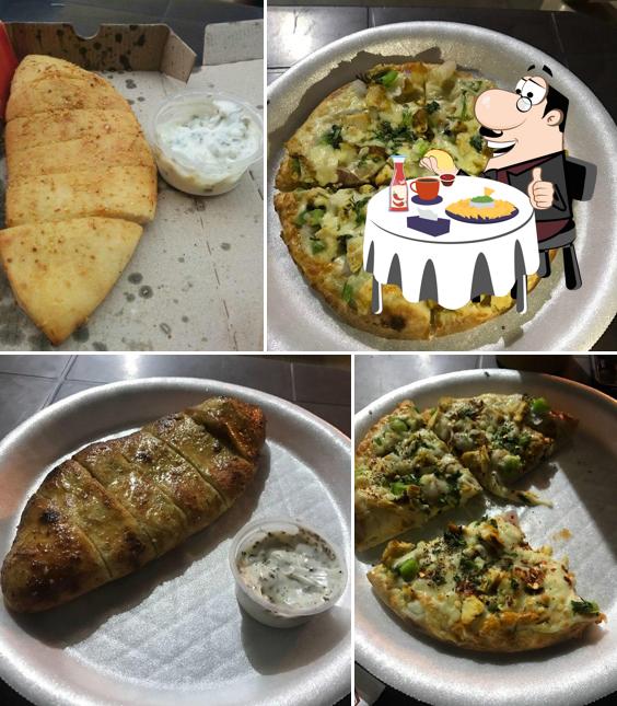 Cheese plate at Go Krazy Pizza Experts