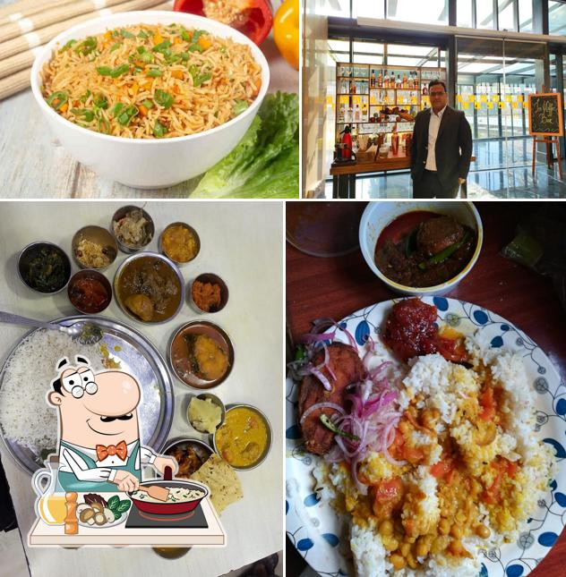 Fried rice at Maa Manasha Hotel