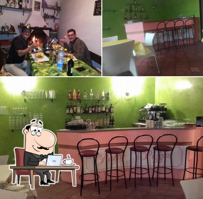 Gli interni di Patty Pizza