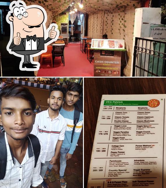 See this pic of Pizza kitchen