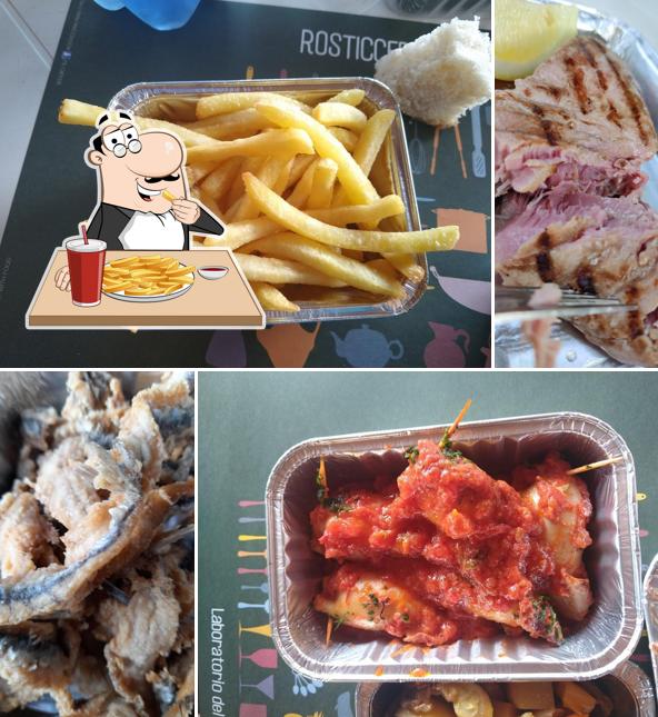 Patatine fritte al Rosticceria Mare Monti