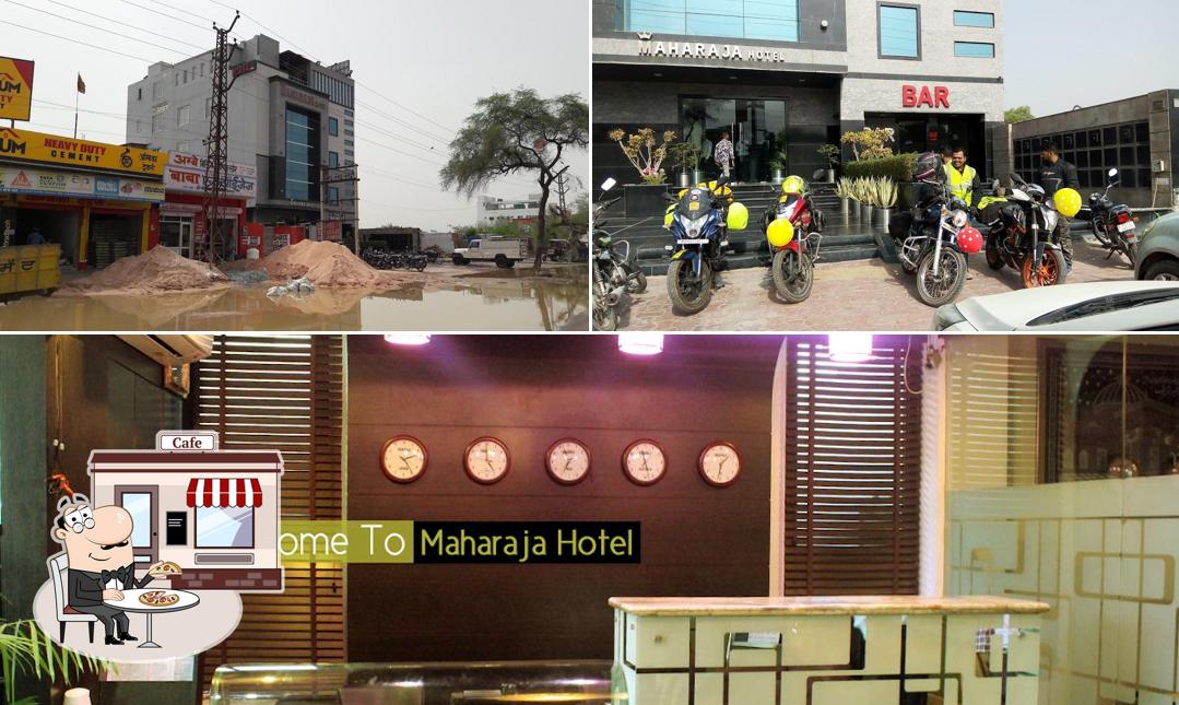 Take a look at the outside area of Maharaja Hotel Sri Ganganagar
