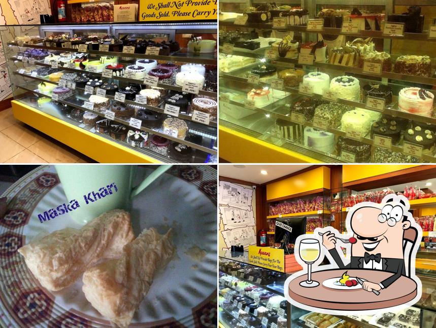 Food at Merwans Cake Stop