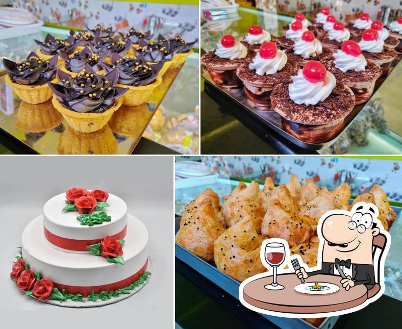 Food at Brindaban Bakery