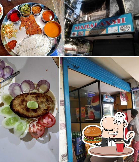 Get a burger at Hotel Mahalaxmi