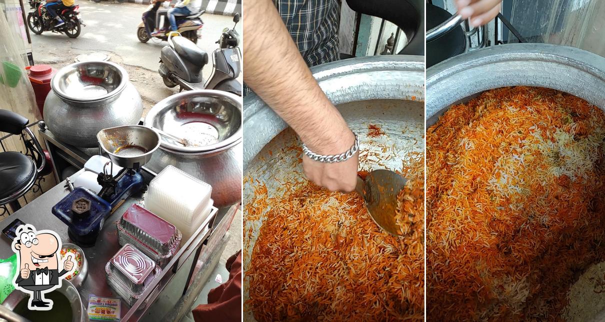 Look at this pic of Hyderabadi and muradabadi biryani Shahi chicken biryani