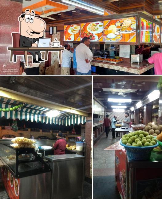 The interior of Bhavani Shree Upahara Restaurant