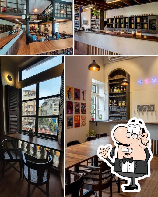 The interior of KMC Bar & Bistro, Fort