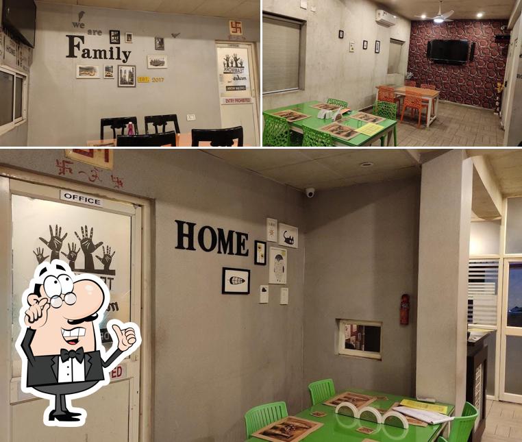 The interior of Geet Restaurants And Cafe