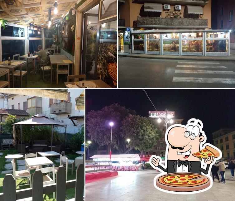 A La Buena Pizza, puoi provare una bella pizza