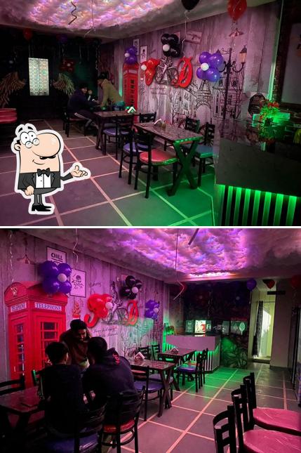 The interior of Ak47 Fast Food Point