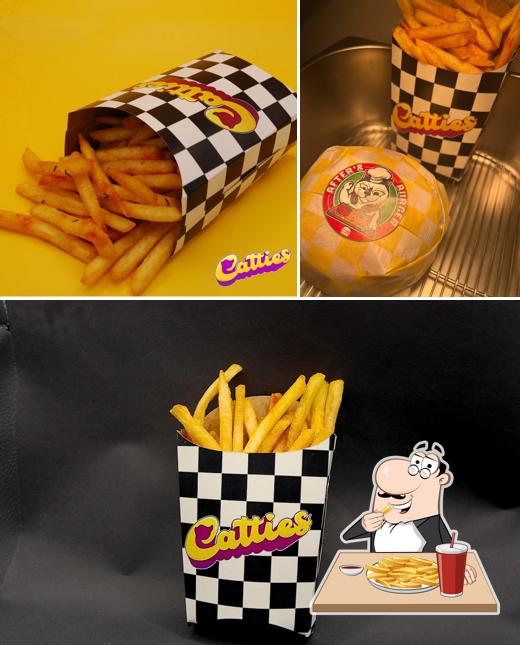 Batata frita em Catties Burger