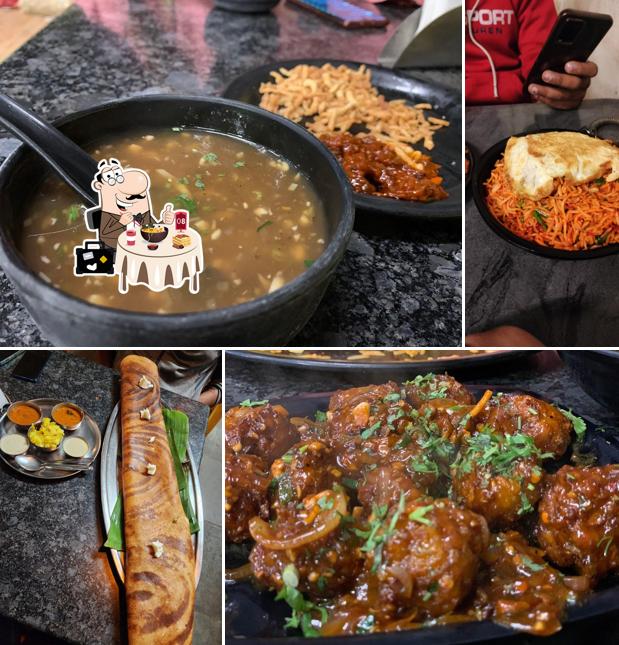 Food at Fountain Fast Food Moshi