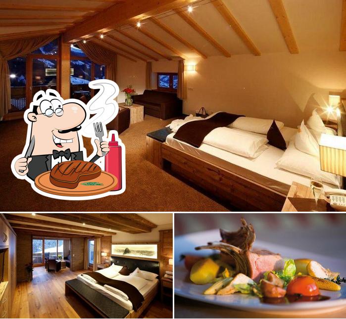 Prova i un pasto a base di carne a Hotel Taljorgele e Co