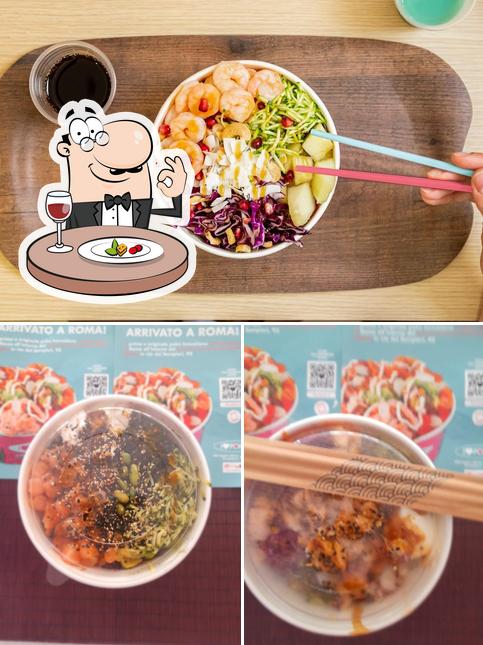 Cibo al I Love Poke Casetta Mattei