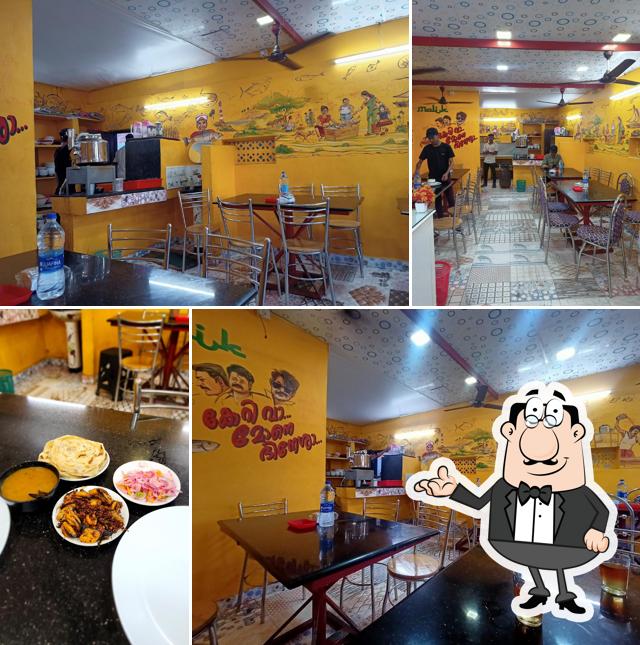 The interior of Malik family restaurant