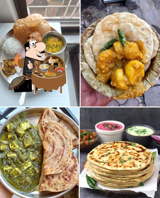 Food at Paratha Baba Dhaba