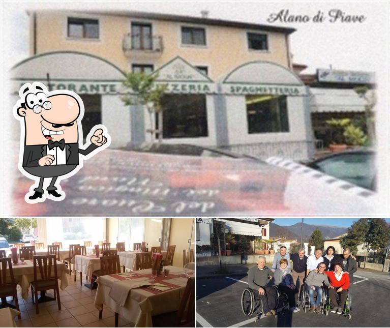 Tra le diverse cose da Ristorante Pizzeria al Molin si possono trovare la interni e esterno