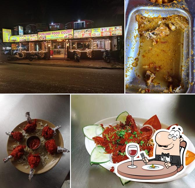 Food at Punjabi food court