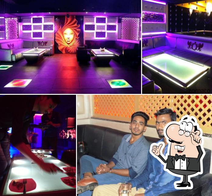 The interior of Quazara Lounge