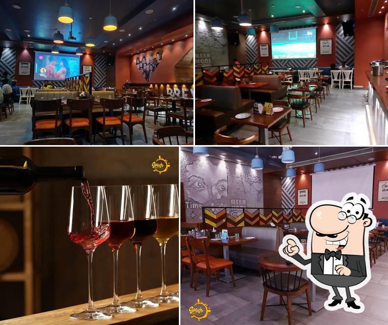 The interior of Splash Resto and Bar