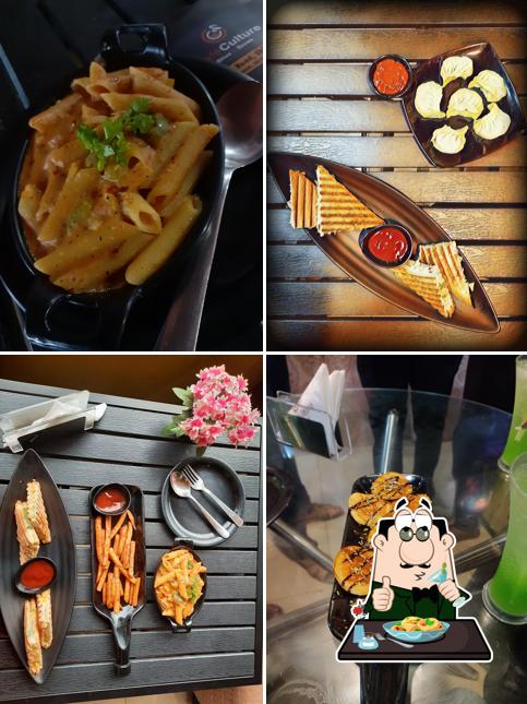Macaroni and cheese at CAFE CULTURE