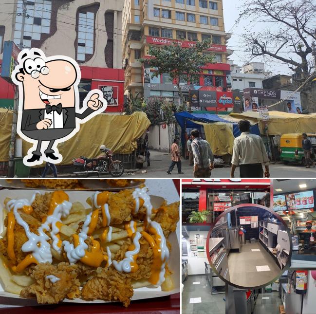 The exterior of KFC