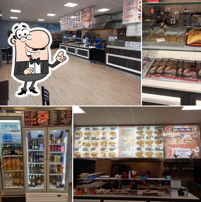 Gli interni di Turkish City Kebap Pizza Grill