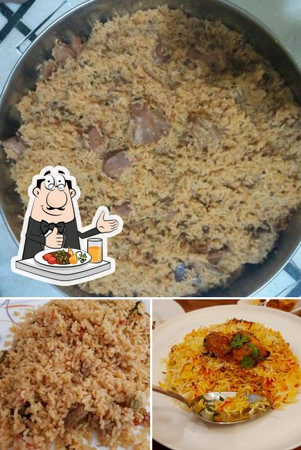 Meals at Aslam Bhai's Biryani