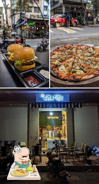 The restaurant's food and exterior