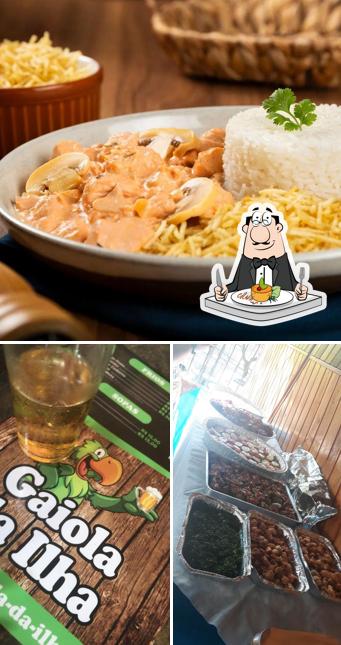 Comida em Gaiola da Ilha