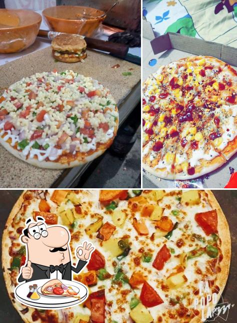 Pick pizza at Mahajan's kitchen