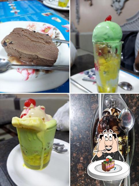 Chocolate cake at Navarang Delux