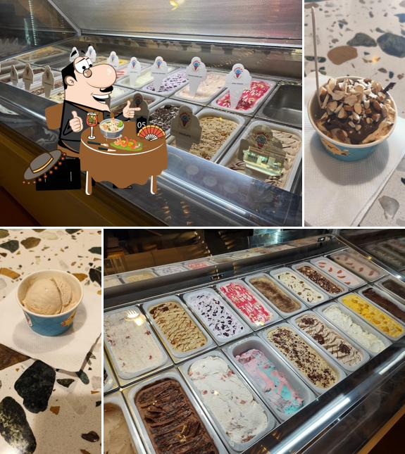 Food at Oswalds Ice cream