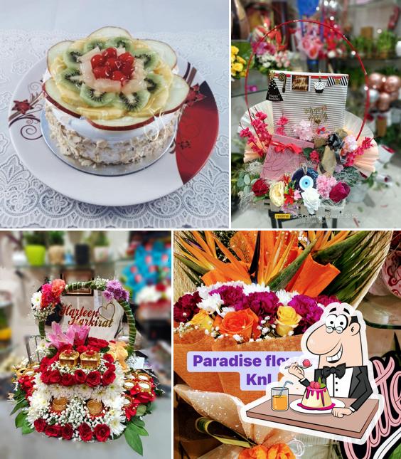 Paradise Flowers - Florist in Karnal - Cake Shop in Karnal - Balloon Decoration in Karnal offers a number of desserts