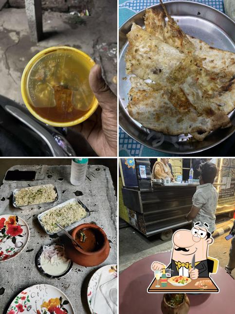 This is the picture showing food and interior at Resturant Rohini Champaran Meat House