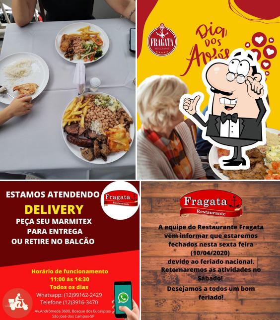 O interior do Restaurante Fragata São José dos Campos