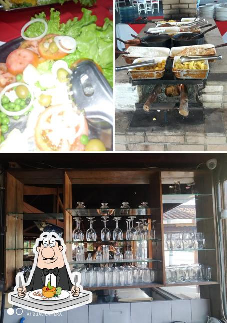 A ilustração a Restaurante Portal Churrascaria Pizzaria’s comida e balcão de bar
