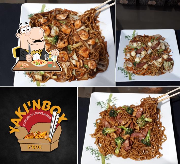 !Yaki' n box o yakisoba da caixinha marrom