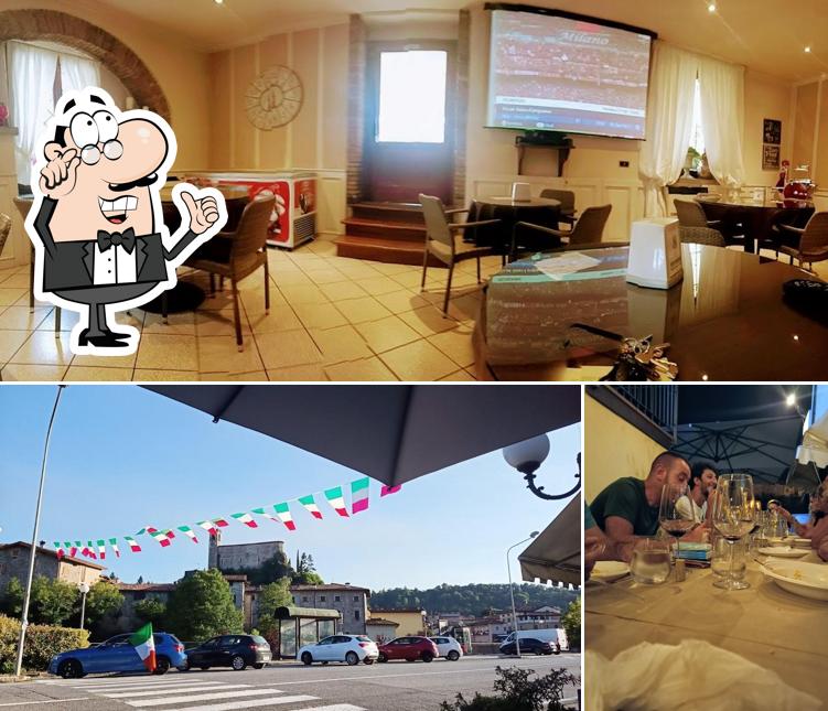 La interni e esterno del ristorante