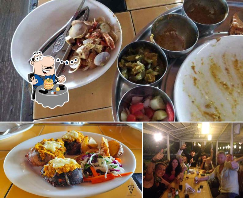 This is the image displaying food and bar counter at Fat Fish