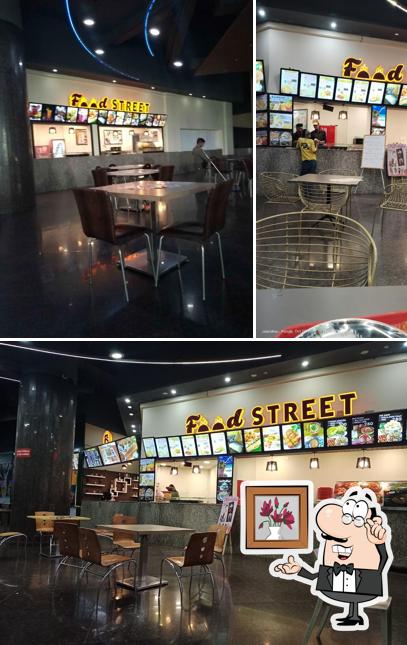 The interior of Food Street