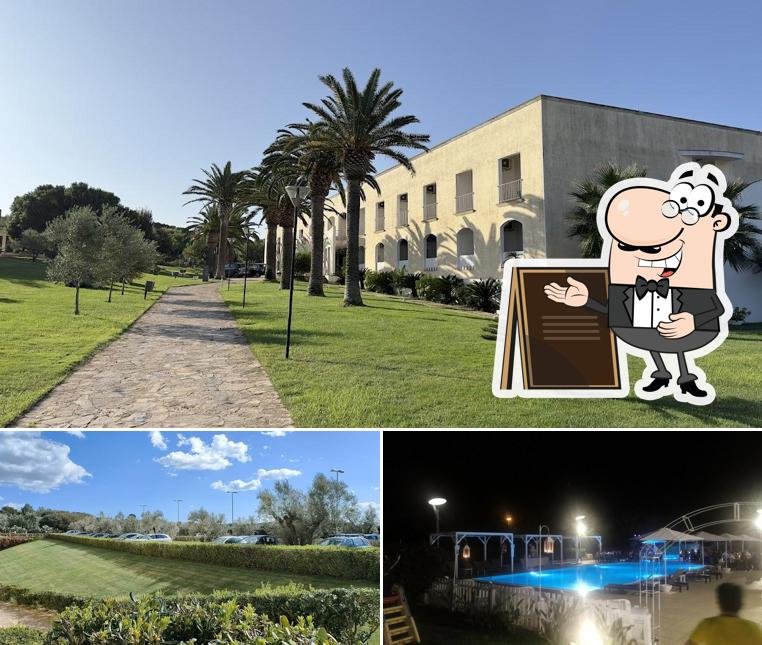 Puoi goderti l'aria fresca da seduto all'esterno di GH Gallipoli Resort