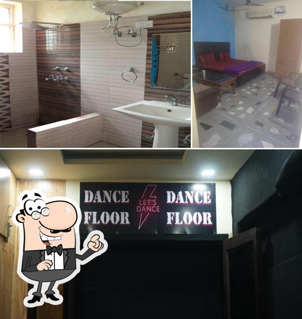 The interior of Hotel Rajat & Restaurant