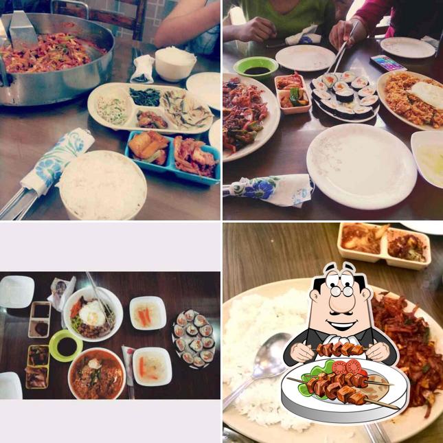 Food at Korea Restaurant