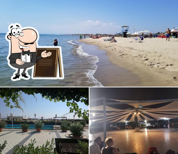 Gli esterni di Lido Azzurro