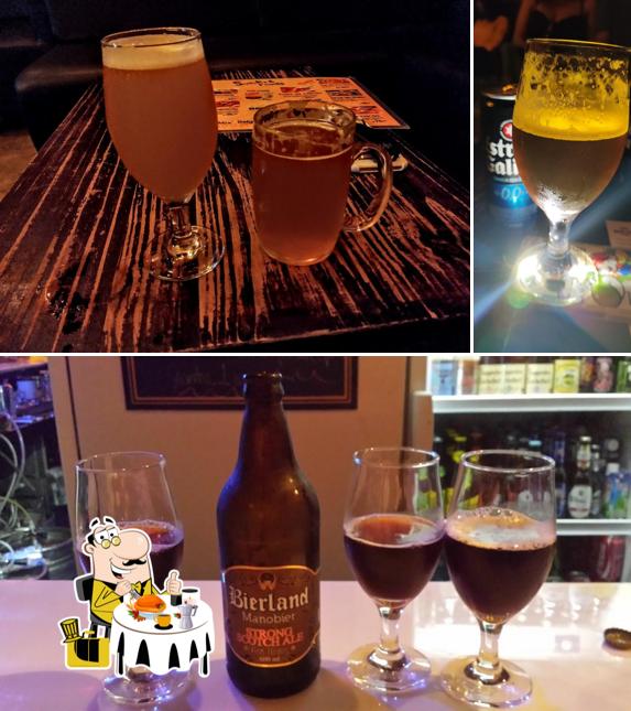 Chocolate mousse at Belga Pub