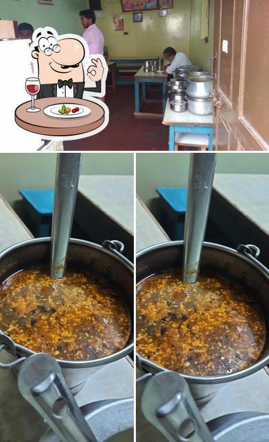 Among different things one can find food and interior at Ajji Mess, Pure Veg Home Made Food