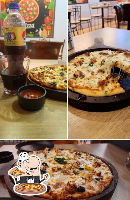 Order pizza at J3 pizza