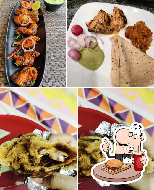 Try out a burger at Juneja's Fast Food